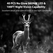 Game & Trail Camera 1296P Video & 32MP Photo with 100ft Night Vision Motion Activated 0.1s Trigger Speed Waterproof for Home Security, Outdoor Wildlife Scouting | T306 Grey