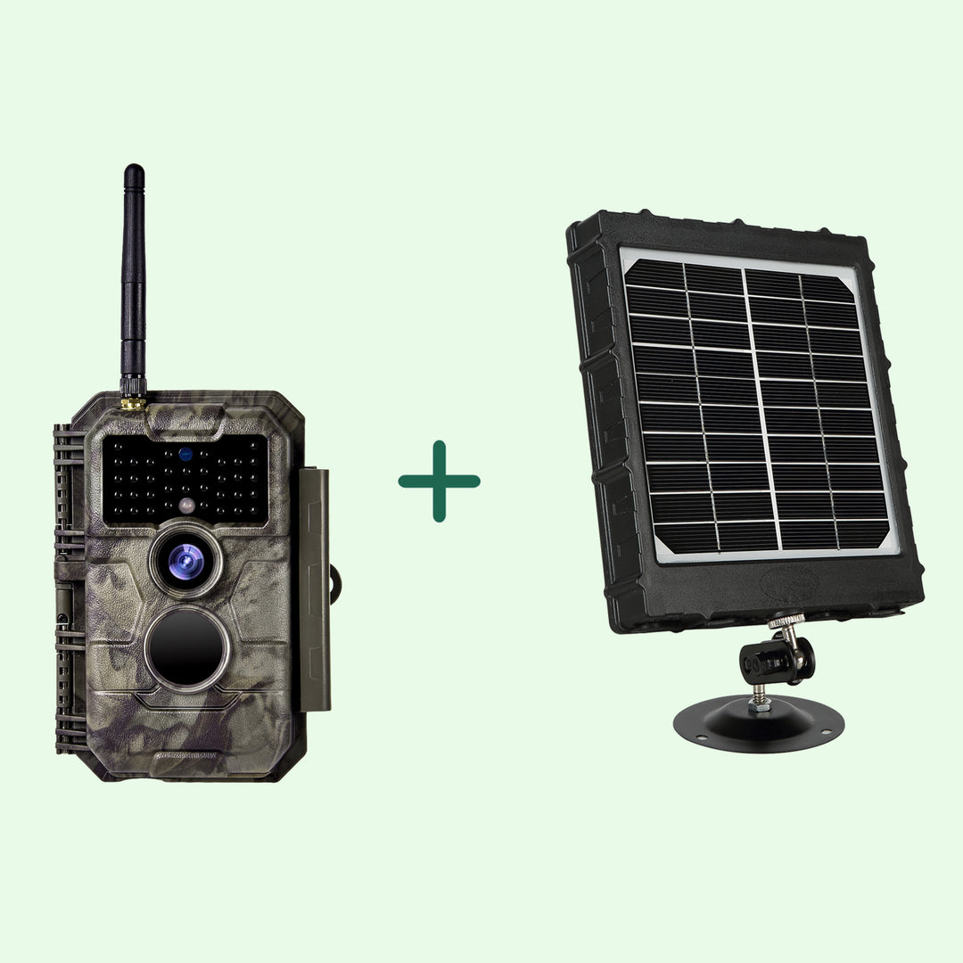 Solar fashion powered motion camera