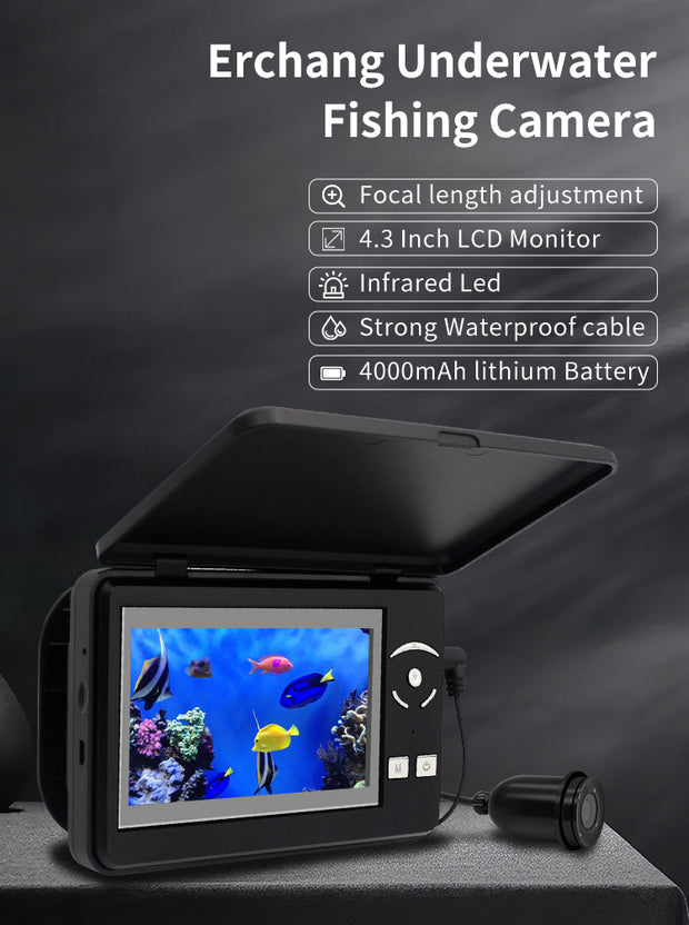 Cheap 4.3 Inch Underwater Fishing Camera Wide-angle Infrared Night